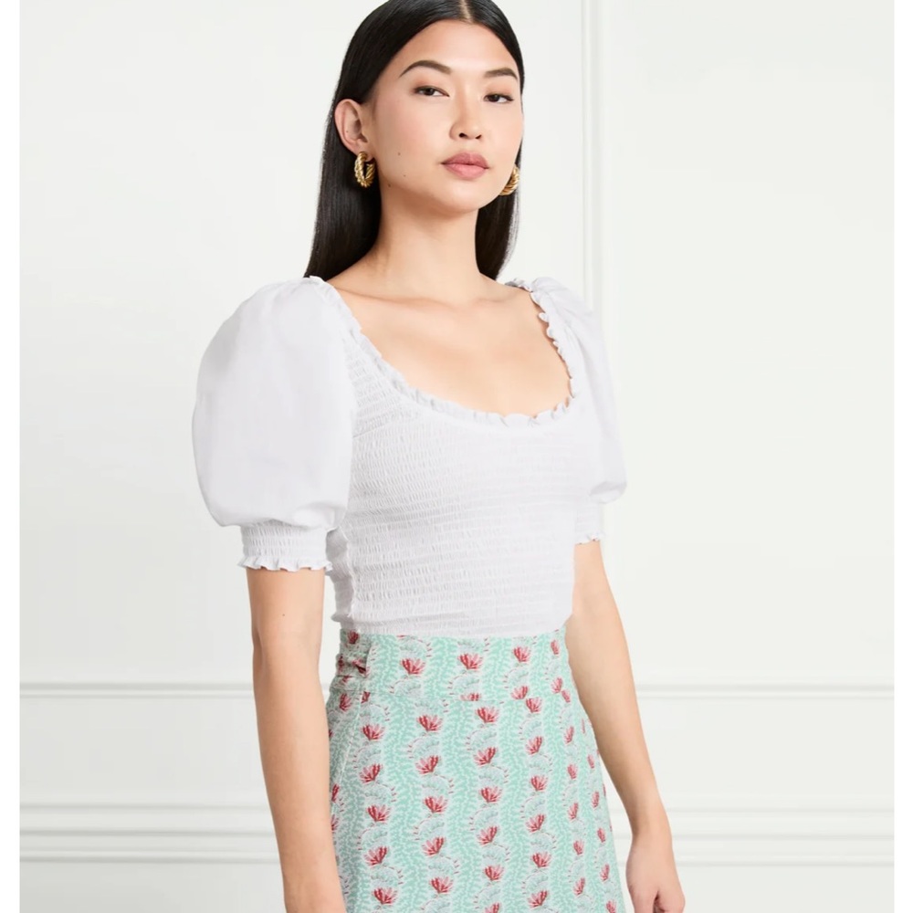 Hill House Aiko Top NWT in White in original packaging